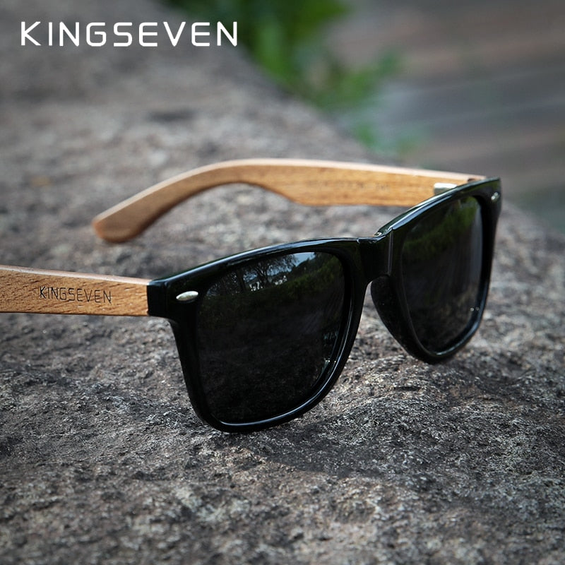 GAFAS KINGSEVEN 2023 UNISEX VASTAGO DE MADERA NATURAL